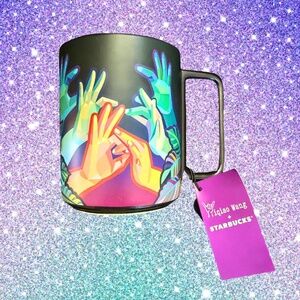 Starbucks x Yiqiao Wang ASL Artist Collaboration Hands Mug, 12 oz